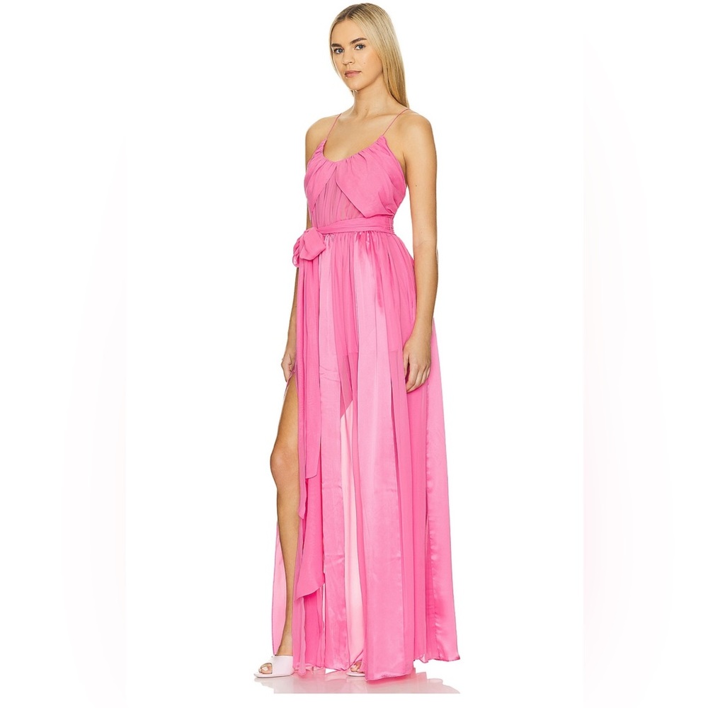 LoveShackFancy ZAMIA DRESS IN PINK DAIQUIRI - Picture 5 of 8